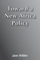 Toward a New Africa Policy