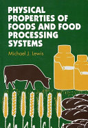 Physical Properties of Foods and Food Processing Systems [Pdf/ePub] eBook