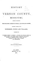 History of Vernon County  Missouri