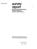 Survey Report, Beaverdam Creek Basin, Prince George's County, Maryland