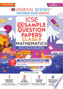 Oswaal ICSE Sample Question Papers Class 9 Mathematics  For 2023 Exam  Book PDF