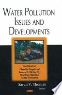 Water Pollution Issues and Developments Book