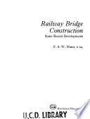 Railway Bridge Construction: Some Recent Developments