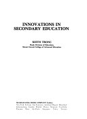 Innovations in Secondary Education Book