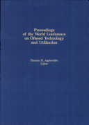 Proceedings of the World Conference on Oilseed Technology and Utilization