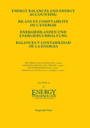 Energy Balances and Energy Accounting