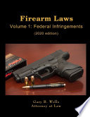 Firearm Laws Volume 1: Federal Infringements