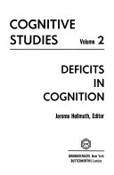 Cognitive Studies Book