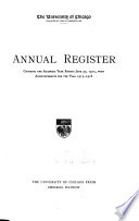 Annual Register Book