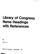 Library of Congress Name Headings with References