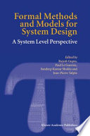 Formal Methods And Models For System Design