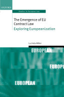 The Emergence of EU Contract Law