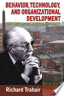Behavior  Technology  and Organizational Development Book PDF