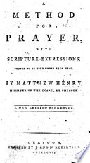 A Method for Prayer     Seventh edition Book