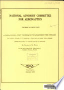 A Wind tunnel Test Technique for Measuring the Dynamic Rotary Stability Derivatives Including the Cross Derivatives at High Mach Numbers Book