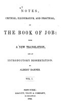 Notes, Critical, Illustrative, and Practical, on the Book of Job