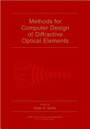Methods for Computer Design of Diffractive Optical Elements Book