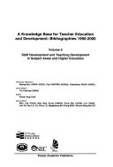 A Knowledge Base for Teacher Education and Development