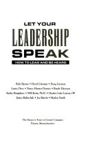Let Your Leadership Speak