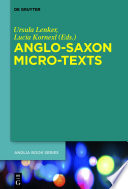 Anglo Saxon Micro Texts