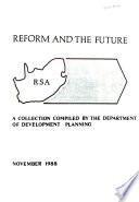 Reform and the Future PDF Book By N.a