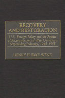 Recovery and Restoration