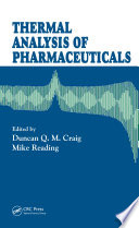 Thermal Analysis of Pharmaceuticals Book