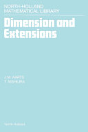 Dimension and Extensions Pdf/ePub eBook