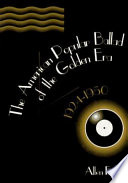 The American Popular Ballad of the Golden Era  1924 1950