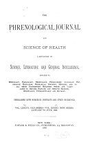 The Phrenological Journal and Science of Health