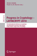 Progress in Cryptology   LATINCRYPT 2010