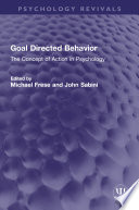 Goal Directed Behavior Book