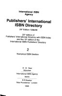 Publishers  International ISBN Directory