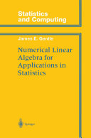 Numerical Linear Algebra for Applications in Statistics