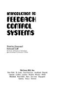 Introduction to Feedback Control Systems