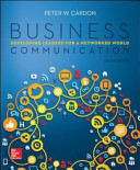 Business Communication  Developing Leaders for a Networked World