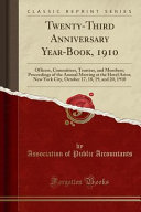 Twenty Third Anniversary Year Book 1910