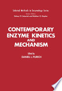 Contemporary Enzyme Kinetics and Mechanism Book