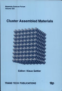 Cluster Assembled Materials