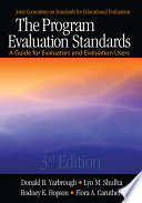 The Program Evaluation Standards Book
