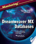 Mastering Dreamweaver MX Databases Book PDF