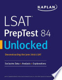 LSAT PrepTest 84 Unlocked Book