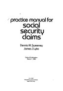 Practice Manual for Social Security Claims