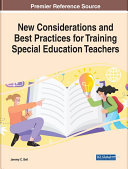 New Considerations and Best Practices for Training Special Education Teachers Pdf/ePub eBook