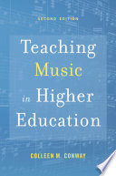 Teaching Music in Higher Education Book