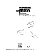 Materials Science   Engineering Book