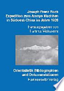 Expedition Zum Amnye Machhen in S  dwest China Im Jahre 1926