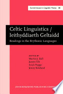 Celtic Linguistics / Ieithyddiaeth Geltaidd