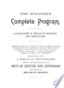 The Speaker's Complete Program