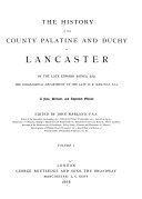 The History of the County Palatine and Duchy of Lancaster